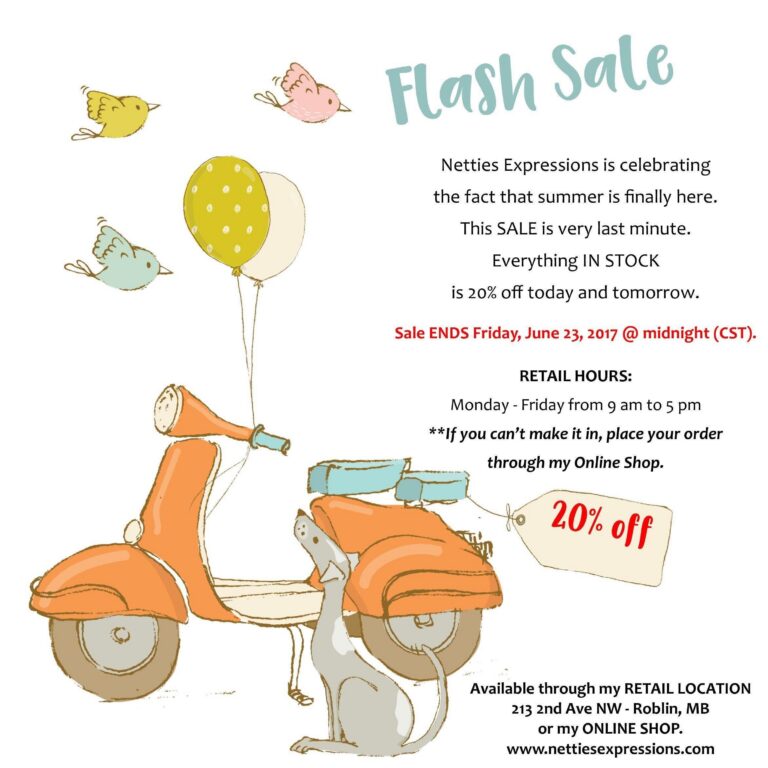 Last Minute "Summer is Here" FLASH SALE - Netties Expressions