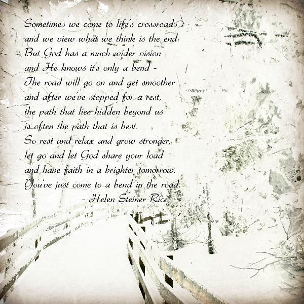 Inspirational Tuesday - A bend in the road - Netties Expressions