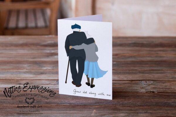 Grow old along with me - Greeting Card - Netties Expressions Cards