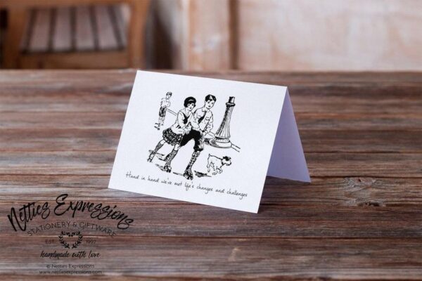 hand-in-hand-birthday-card-cards_f4b0b4c0-8161-4a8e-8ad0-6031fc6e8323 Hand in hand - Greeting Card - Netties Expressions Cards