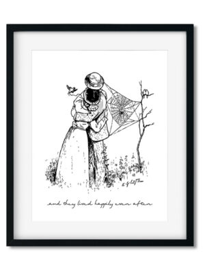happily-ever-after-8x10-Frame_b96aa17b-0c6f-4bc0-adf7-0641bdefa6c1 And they lived happily ever after - Art Print - Netties Expressions Prints