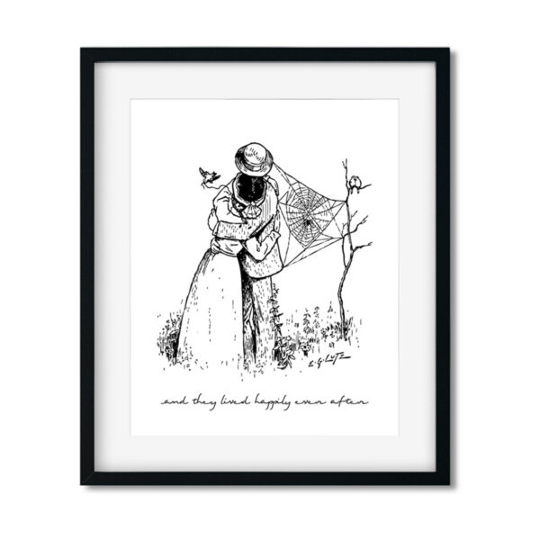 And they lived happily ever after - Art Print - Netties Expressions Prints