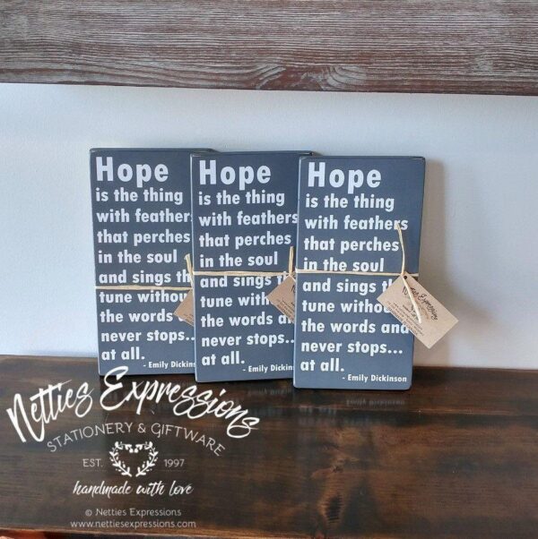 hope-is-the-thing-with-feathers-6x12-rustic-wood-sign-wood-signs_b690a590-dfab-407b-99ba-2f74ffa36a7f Hope is the thing with feathers - Rustic Wood Sign - Netties Expressions