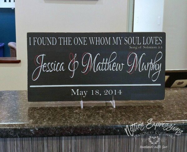 i-found-the-one-whom-my-soul-8x16-rustic-wood-wedding-sign-wood-signs_61515a63-1ed5-47c5-93c8-cac7325b9407 I found the one whom my soul - Rustic Wood Wedding Sign - Netties Expressions