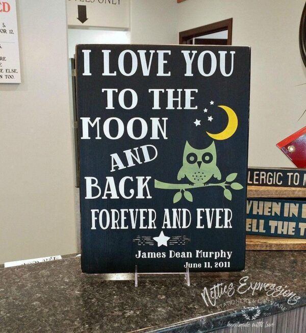 i-love-you-to-the-moon-and-back-12x16-rustic-wood-sign-wood-signs_d6027ad3-4fc8-4230-8c59-12f4f32fd5a8 I love you to the moon and back - Rustic Wood Sign - Netties Expressions
