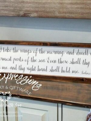 if-i-take-the-wings-of-the-morning-8x30-rustic-framed-wood-sign-wood-signs_ea16ddce-5ab2-480f-a762-f0cc588b23fe If I take the wings of the morning - Rustic Wood Sign - Netties Expressions
