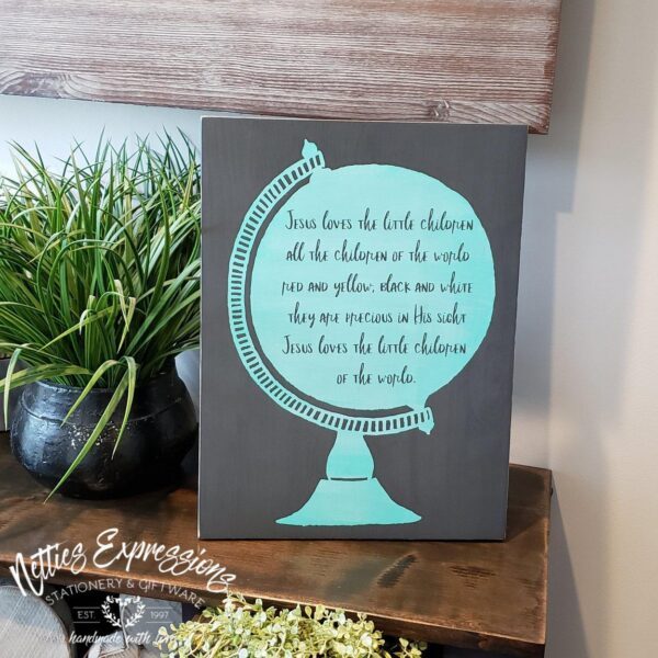 jesus-loves-the-little-children-12x16_a4fdf61b-2af8-4c0a-931c-e4e39641f0c5 Jesus loves the little children of the world - Rustic Wood Sign - Netties Expressions