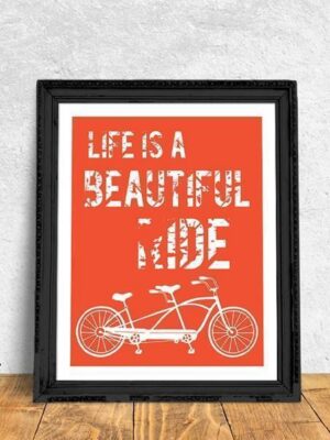 life-is-a-beautiful-ride-8x10-bike-art-print-prints_baeabb0b-7e3f-4b20-a062-bb7df98bd681 Life is a Beautiful Ride - Art Print - Netties Expressions Prints