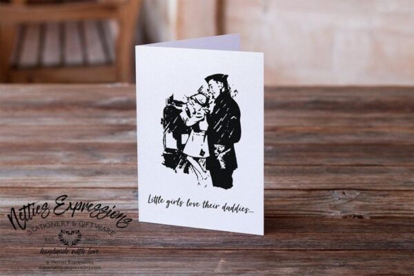 little-girls-love-their-daddies-birthday-card-cards_d1fe0e7b-35c8-4866-bf62-3d6df3377db3 Little girls love their daddies - Greeting Card - Netties Expressions Cards