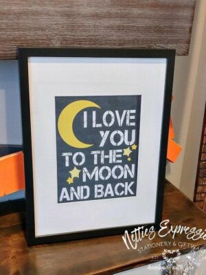 love-you-to-the-moon-and-back-12x16-framed-print-frames_ac177682-9432-45ab-b880-37148f7754eb Love you to the moon and back - Framed Print - Netties Expressions