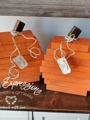 medium-stacked-wood-pumpkin-decor_ddea32e5-d4fb-47d0-a65f-6790d3208f1e Medium Stacked Wood Pumpkin - Netties Expressions