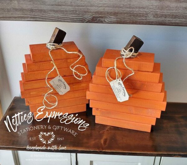 medium-stacked-wood-pumpkin-decor_ddea32e5-d4fb-47d0-a65f-6790d3208f1e Medium Stacked Wood Pumpkin - Netties Expressions