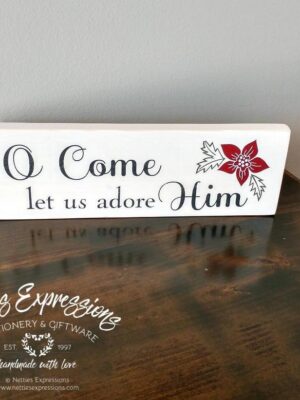 o-come-let-us-adore-him-4x12-rustic-wood-christmas-sign-wood-signs_69dc7b7e-8231-441a-b727-616e5fe4193c O Come let us adore Him - Rustic Wood Christmas Sign - Netties Expressions
