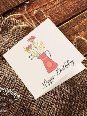 pitcher-of-flowers-square-birthday-card-cards_5a90591b-2231-4a5d-8df7-6e491b5d6b7d Pitcher of flowers - Greeting Card - Netties Expressions