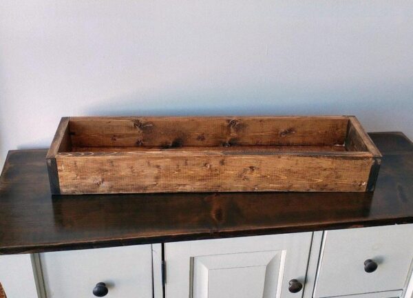 Rustic Wooden Box - 26.5" - Netties Expressions