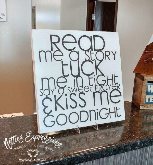 read-me-a-story-tuck-me-in-tight-12x12-rustic-wooden-sign-wood-signs_12c3a0ab-94d8-4f98-a32e-c6405dbe7fa4 Read me a story tuck me in tight - Rustic Wooden Sign - Netties Expressions