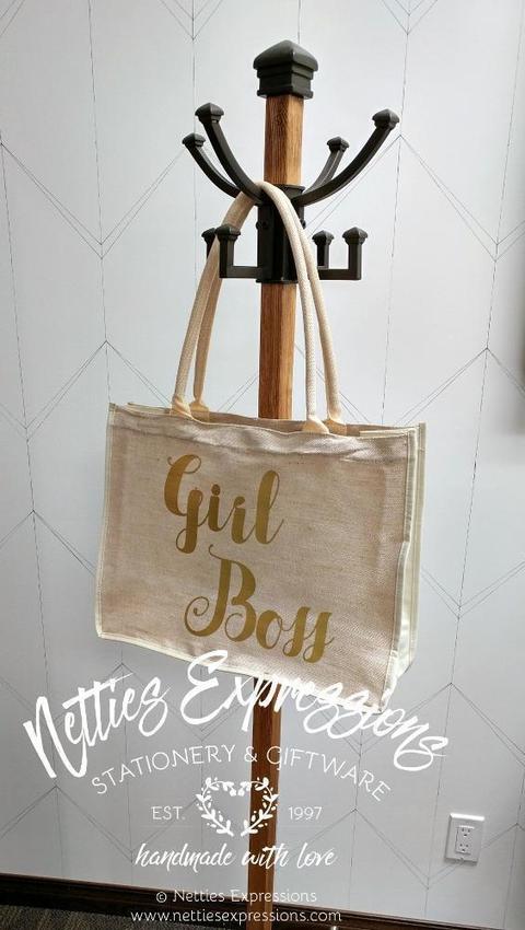 recycled-cotton-tote-bag-girl-boss-bags-3_6d3d31a6-4903-4e12-a392-0138ffe34e56 Girl Boss - Recycled Cotton Tote Bag - Netties Expressions