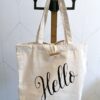 Hello - Recycled Cotton Tote Bag - Netties Expressions