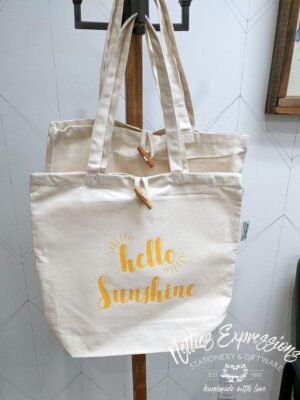 recycled-cotton-tote-bag-hello-sunshine-bags_e747c032-bed8-4857-8d29-a6804ab697a9 Hello Sunshine - Recycled Cotton Tote Bag - Netties Expressions
