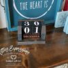 Rustic Wooden Perpetual Calendar - Netties Expressions