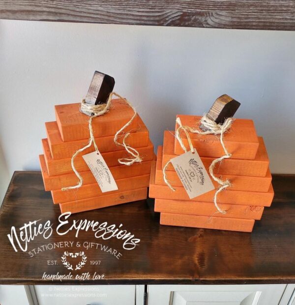 small-stacked-wood-pumpkin-decor_a7e13196-ddd1-4f4a-a5a0-6616ca363fbc Small Stacked Rustic Wood Pumpkin - Netties Expressions