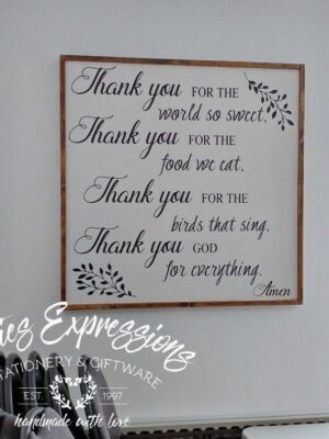 thank-you-for-the-world-so-sweet-36x36-rustic-framed-wood-sign-wood-signs_65d5c363-c2ba-4245-b7ae-ec3e77b24716 Thank you for the world so sweet - Rustic Wood Sign - Netties Expressions