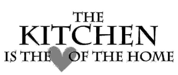 The Kitchen is the heart of the home - Vinyl Wall Art - Netties Expressions