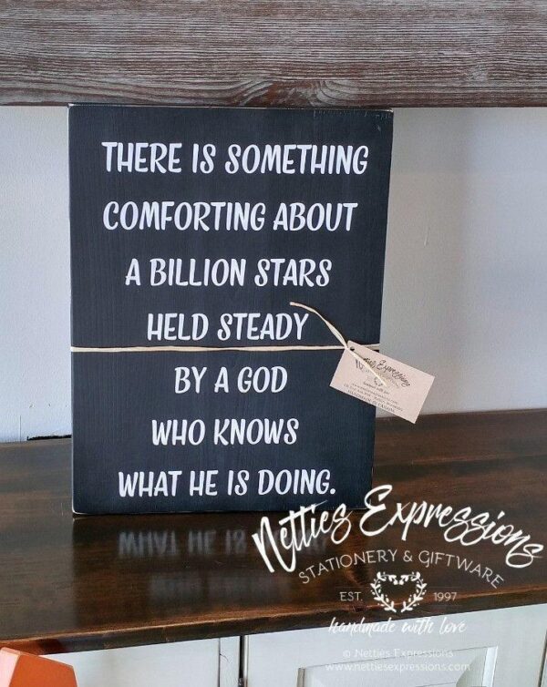 there-is-something-comforting-about-a-billion-stars-12x16-rustic-wood-sign-wood-signs_a3fc815e-94ec-40c8-ae7e-0d08e313b406 There is Something Comforting - Rustic Wood Sign - Netties Expressions