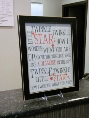 twinkle-twinkle-little-star-11x14-clean-cut-frame-frames_382180a6-dd61-4451-be9c-39fa07a4dd5c Twinkle, Twinkle Little Star - Clean Cut Frame - Netties Expressions