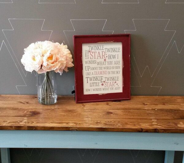 Twinkle Twinkle Little Star - Rustic Frame - Netties Expressions