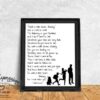 Walk a little slower, Daddy - Art Print - Netties Expressions Prints