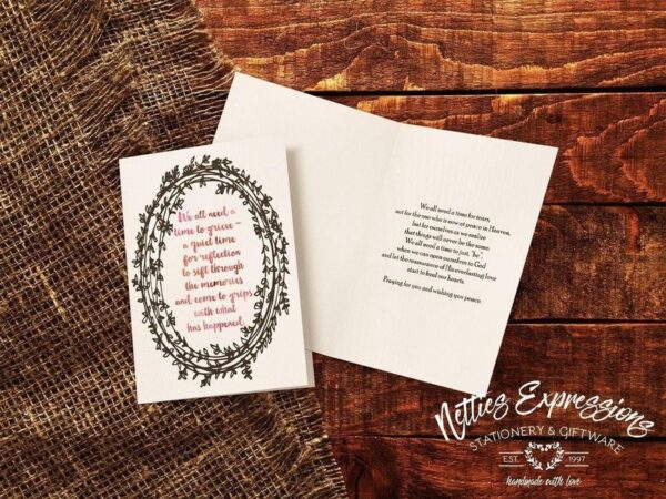 We all need a time to grieve - Greeting Card - Netties Expressions Cards