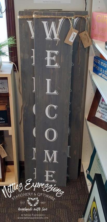 welcome-9x48-large-rustic-wood-sign-wood-signs_26fb9995-4984-45b5-9d91-8637eeb0da1f Welcome - Large Rustic Wood Sign - Netties Expressions