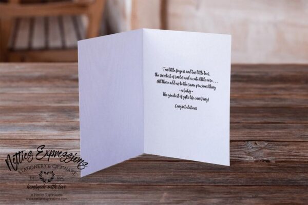 welcome-baby-a6-new-baby-card-cards-2 Welcome Baby - Greeting Card - Netties Expressions