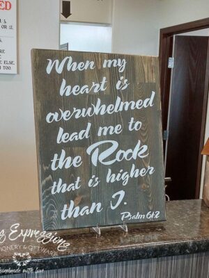 when-my-heart-is-overwhelmed-lead-me-to-the-rock-12x16-wood-sign-wood-signs_35579560-e74b-45bf-83e8-b8fe4248da7f When my Heart is Overwhelmed - Rustic Wood Sign - Netties Expressions