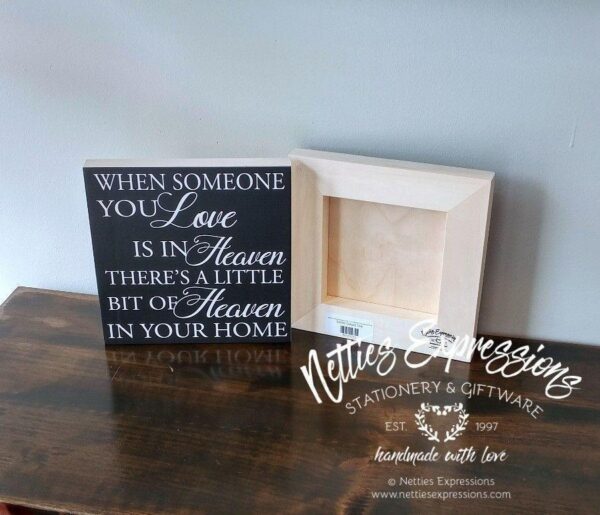 when-someone-you-love-is-in-heaven-8x8-wood-print-wood-print-3_6baf5797-386c-48cc-8b49-3e770bb1e31d When someone you love is in Heaven - Rustic Wood Print - Netties Expressions