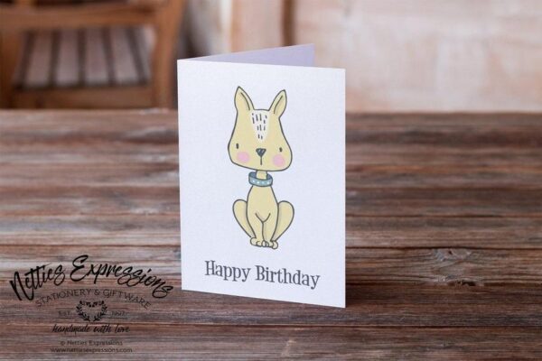 yellow-dog-birthday-card-cards_00e446f0-533f-44d1-9780-4829ea7a5d60 Yellow Dog - Greeting Card - Netties Expressions Cards