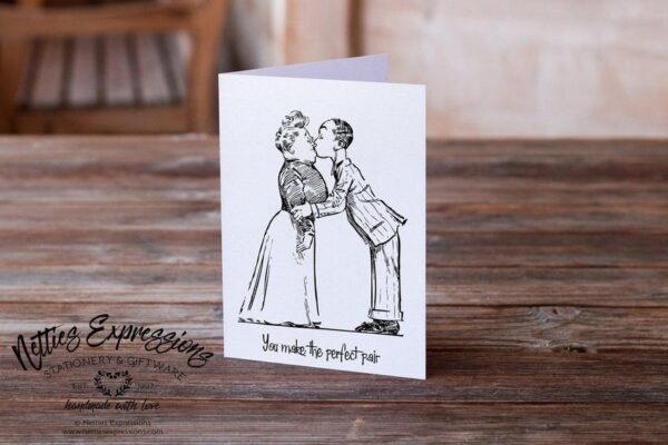 you-make-the-perfect-pair-anniversary-card-cards_05865064-3ea1-4644-b254-ce7f12eb1e3f You make the perfect pair - Greeting Card - Netties Expressions Cards